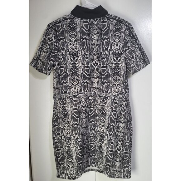 NOBO No Boundaries Juniors Black White Snake Print Dress SZ M (7-9) - Picture 3 of 11